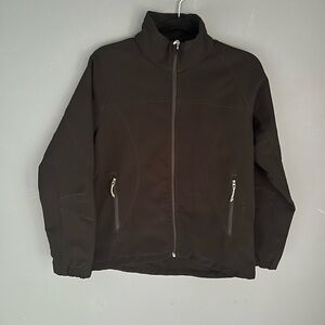 BLACK DIAMOND Women’s Size S Full Zip Jacket Fleece Lined Soft-Shell Black